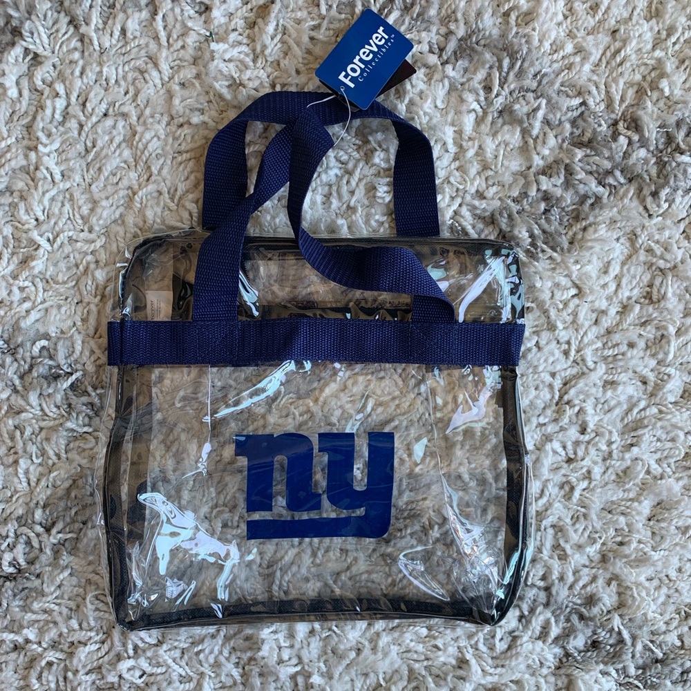 Clear NY Giants bag